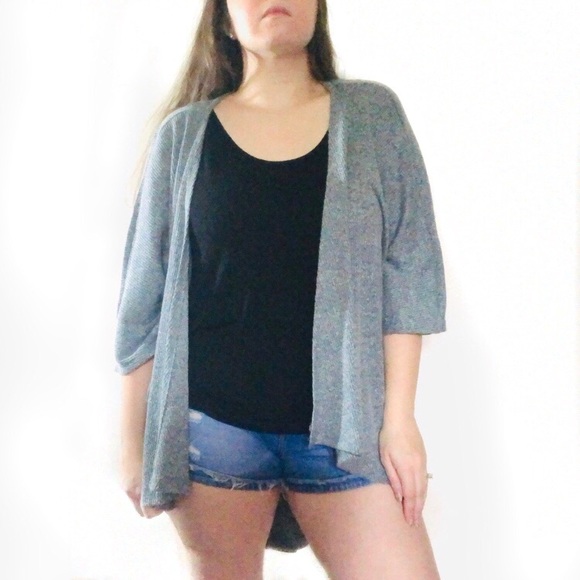 LuLaRoe Sweaters - LuLaRoe Heather Blue short length Cardigan